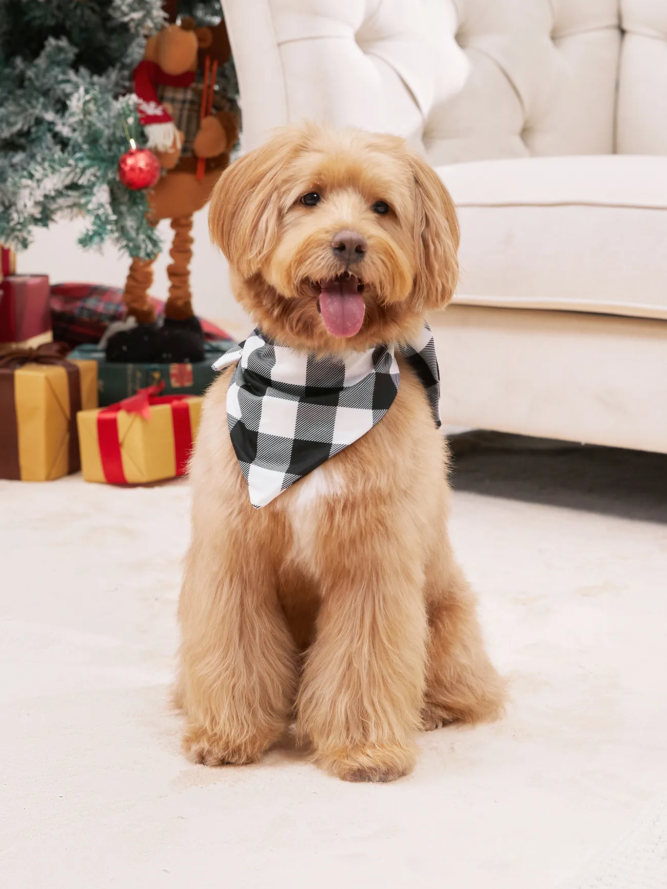 Christmas Family Pajamas Sets Glow in the Dark Polar Bear Top and Checkered Plaid Pants
Christmas Family Pajamas Sets Glow in the Dark Polar Bear Top and Checkered Plaid Pants