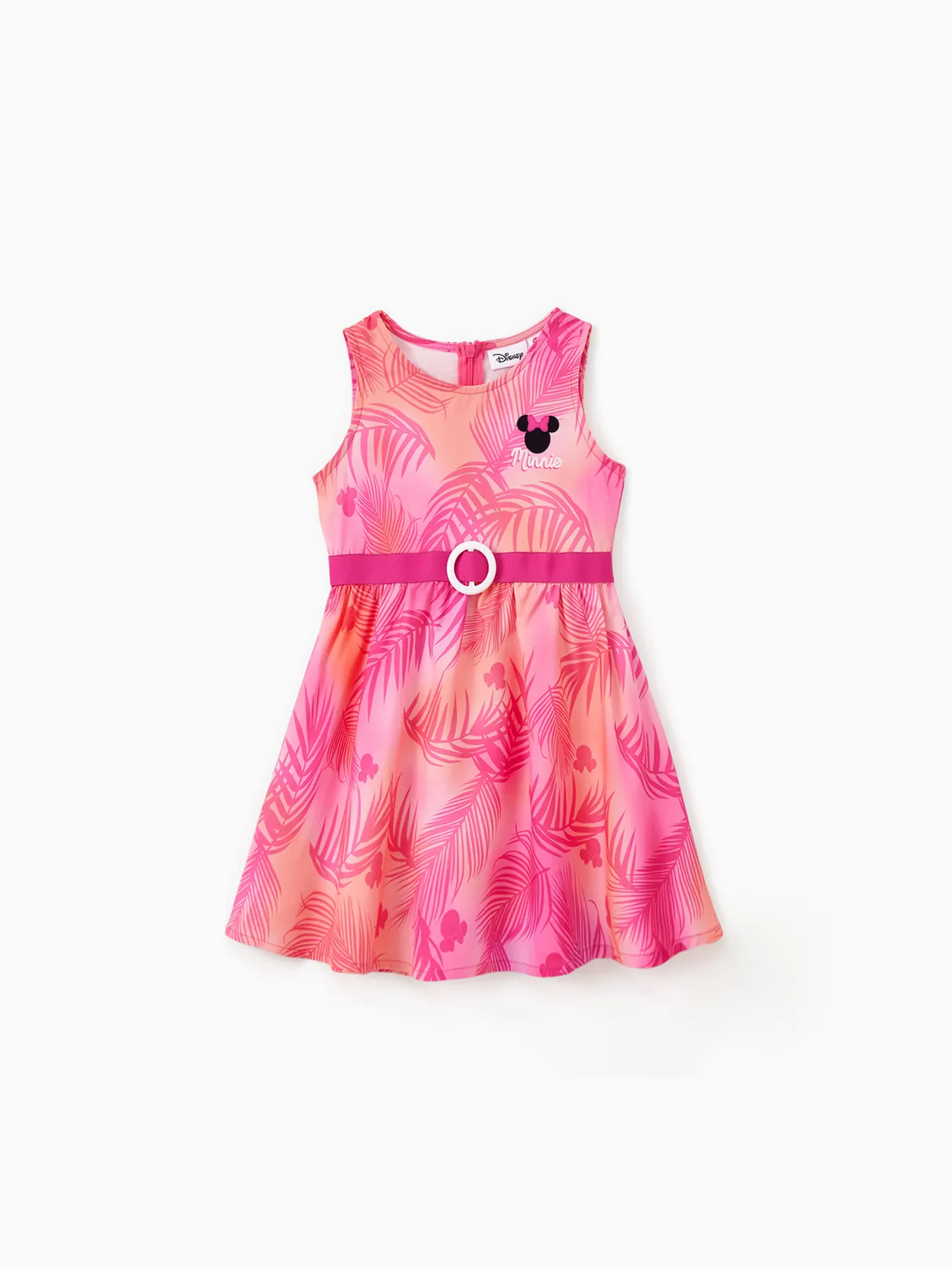 Disney Mickey and Friends Mommy and Me Tropical Style Minnie Print Sleeveless Dress with Belt Set
Disney Mickey and Friends Mommy and Me Tropical Style Minnie Print Sleeveless Dress with Belt Set