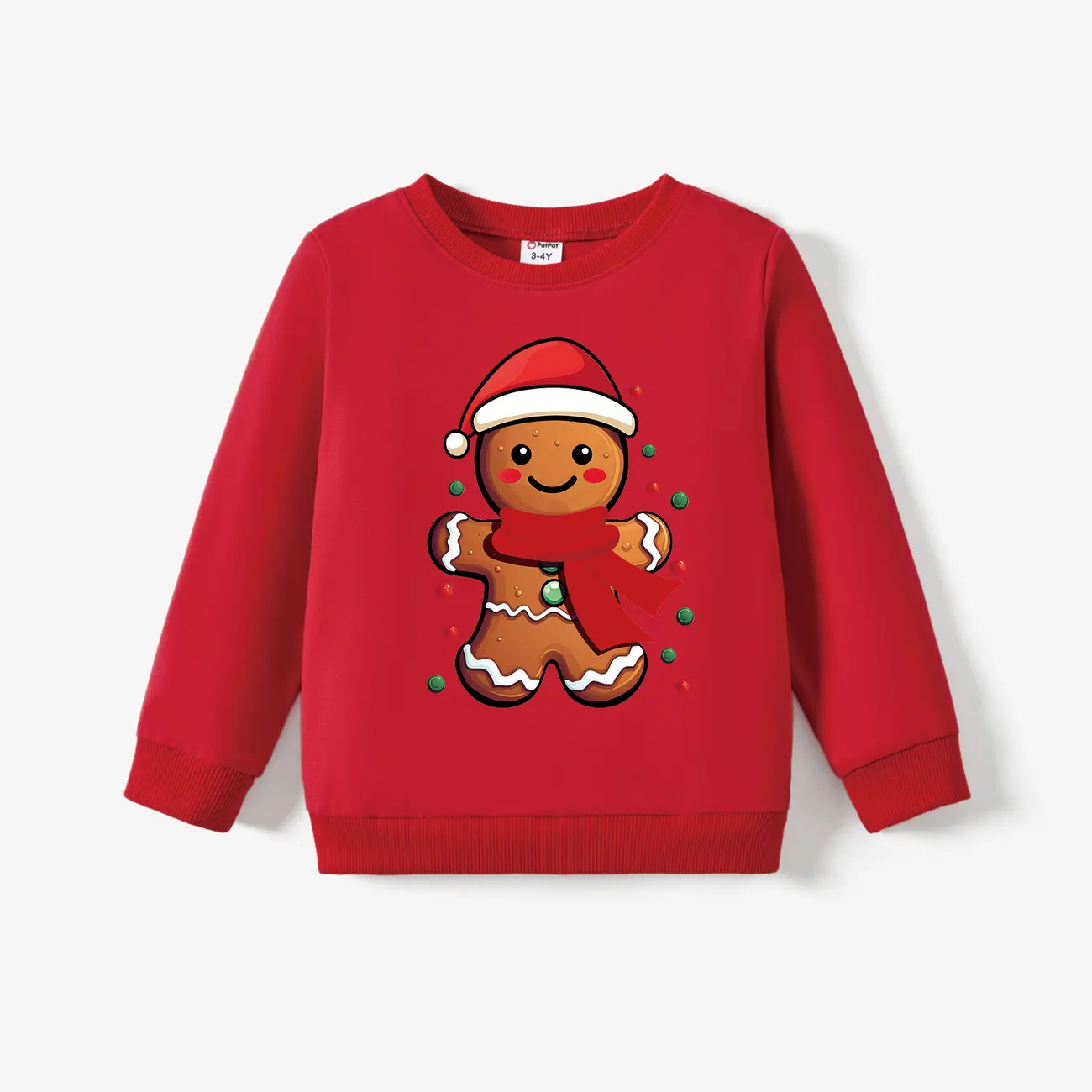 Christmas Toddler/Kid Boy/Girl Cotton Gingerbread Print Sweatshirt
Christmas Toddler/Kid Boy/Girl Cotton Gingerbread Print Sweatshirt