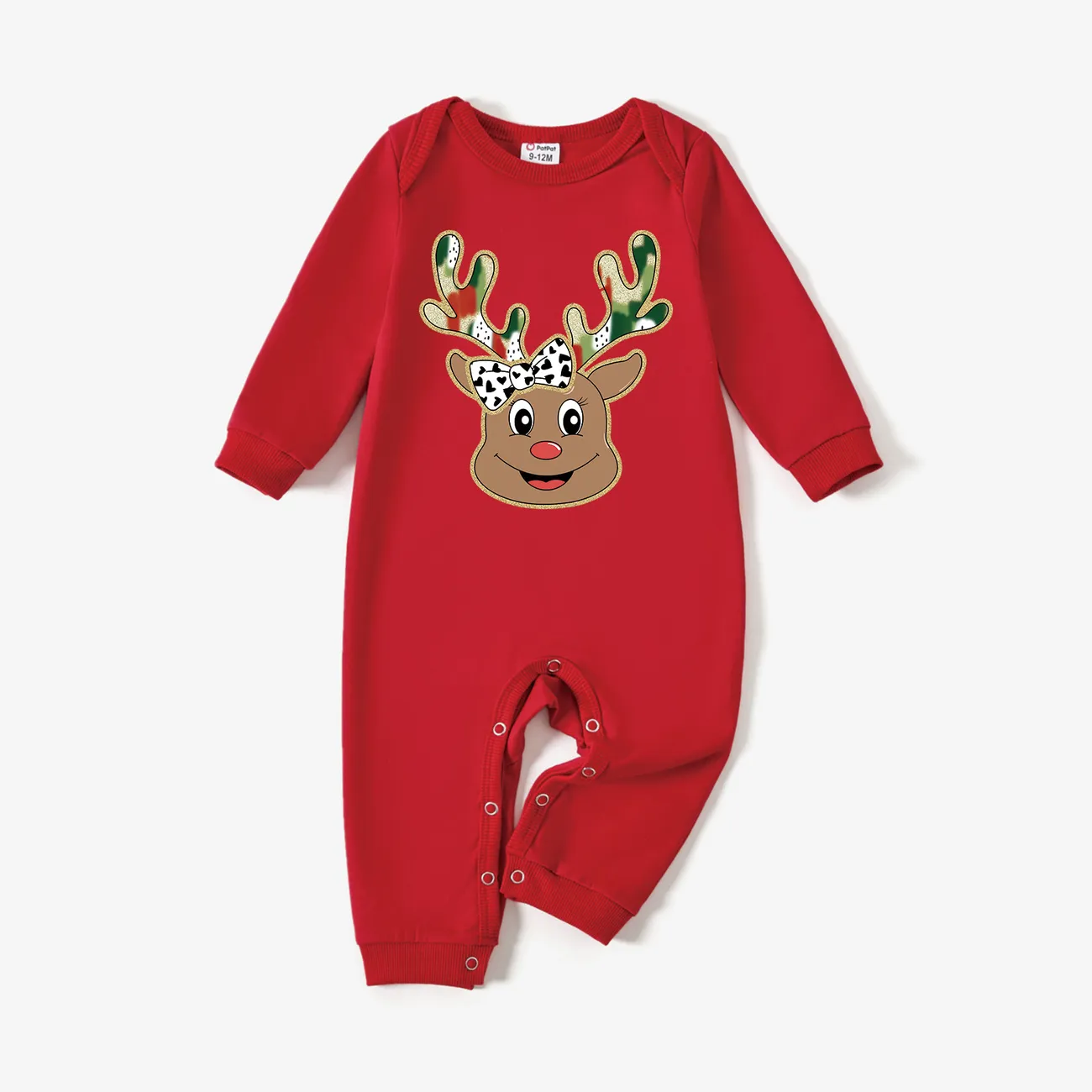 Christmas Baby Boy/Girl Cotton Elk Print Jumpsuit
Christmas Baby Boy/Girl Cotton Elk Print Jumpsuit