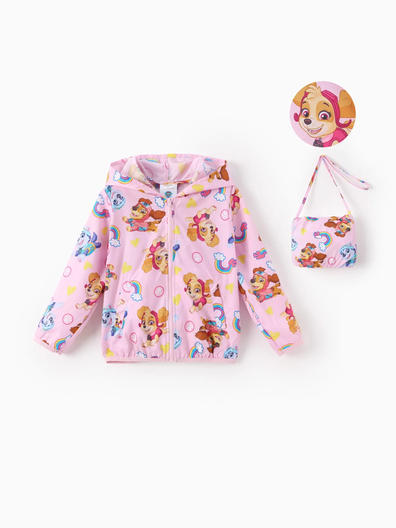 PAW Patrol Toddler Boy/Girl 1pc Chase Marshall And Rubble/Skye Everest And Liberty Allover Zipper Hooded Storage Sun Protection Jacket
PAW Patrol Toddler Boy/Girl 1pc Chase Marshall And Rubble/Skye Everest And Liberty Allover Zipper Hooded Storage Sun Protection Jacket