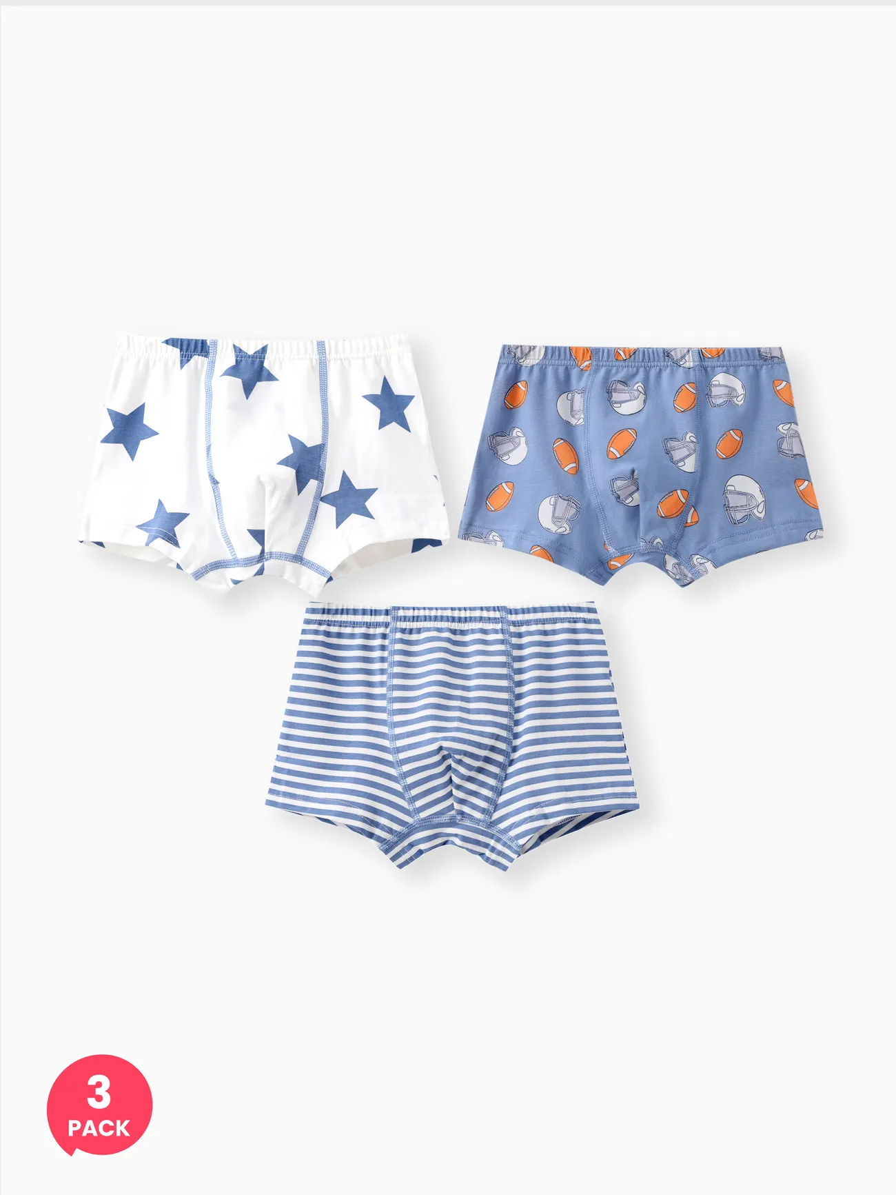 3PCS Boy's Casual Ball Underwear Se
3PCS Boy's Casual Ball Underwear Se