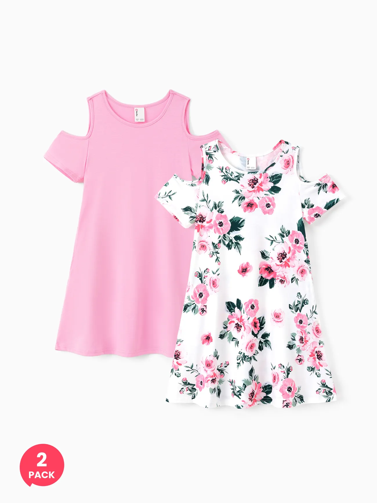 2pcs Kid Girl Floral & Solid Hollow-out Casual Dresses
2pcs Kid Girl Floral & Solid Hollow-out Casual Dresses