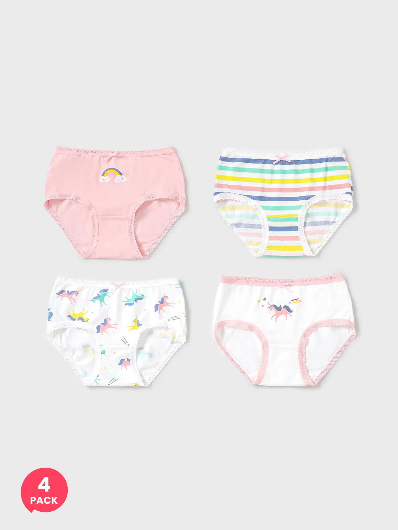 4pcs Kid Girl 3D Hyper-Tactile Cotton Cute Animal Print Underwear Set
4pcs Kid Girl 3D Hyper-Tactile Cotton Cute Animal Print Underwear Set