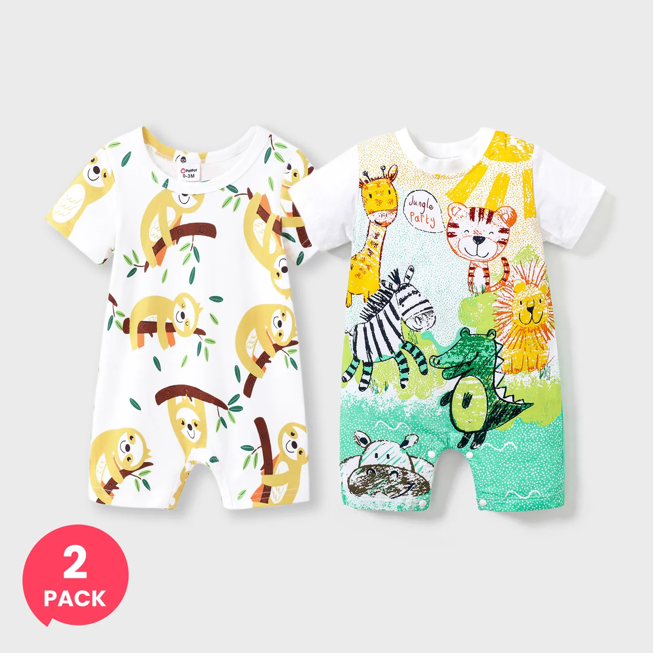 2-Pack Baby Boy Animal Print Romper
2-Pack Baby Boy Animal Print Romper