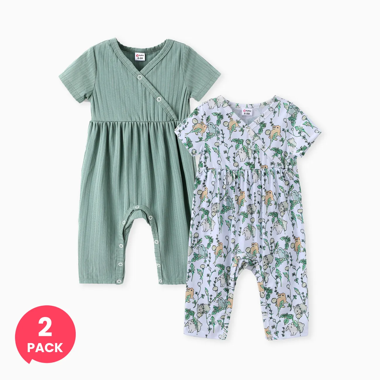 Easter 2-Pack Baby Girl Textured Romper
Easter 2-Pack Baby Girl Textured Romper