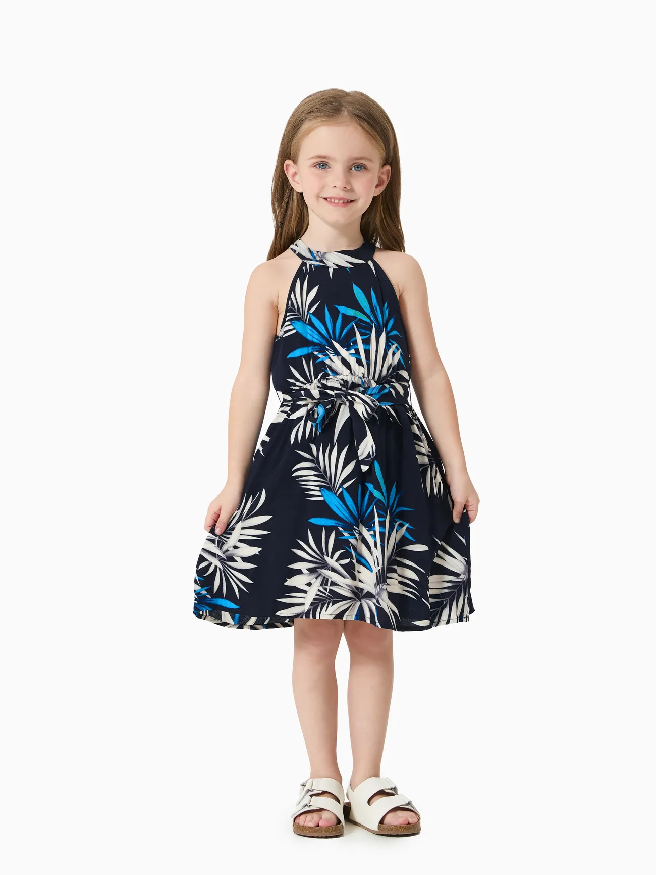 Family Matching Leaf Print Beach Shirt and High Neck Halter A-Line Maxi Dress Sets
Family Matching Leaf Print Beach Shirt and High Neck Halter A-Line Maxi Dress Sets