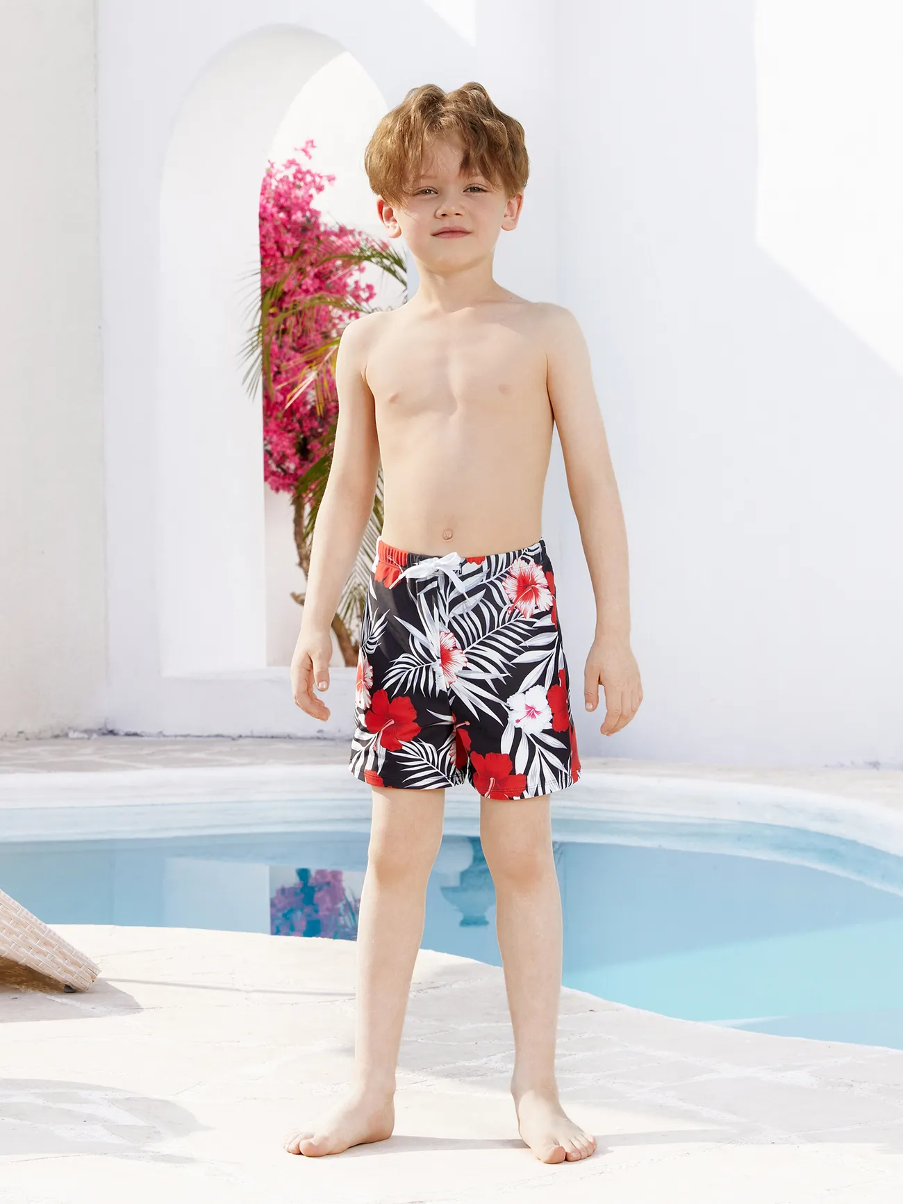 Family Matching Tropical Floral Swim Trunk or 2 Pieces Halter Swimsuit
Family Matching Tropical Floral Swim Trunk or 2 Pieces Halter Swimsuit