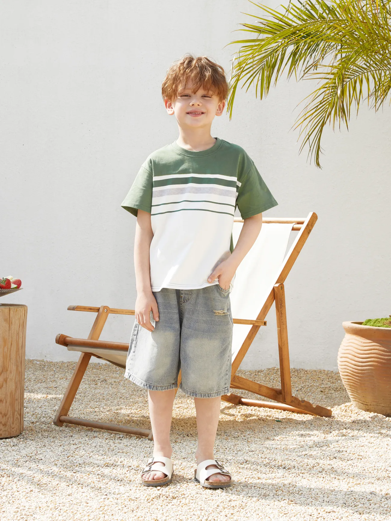 Family Matching Green Set Colorblock Short-sleeve Top or Floral Dress
Family Matching Green Set Colorblock Short-sleeve Top or Floral Dress