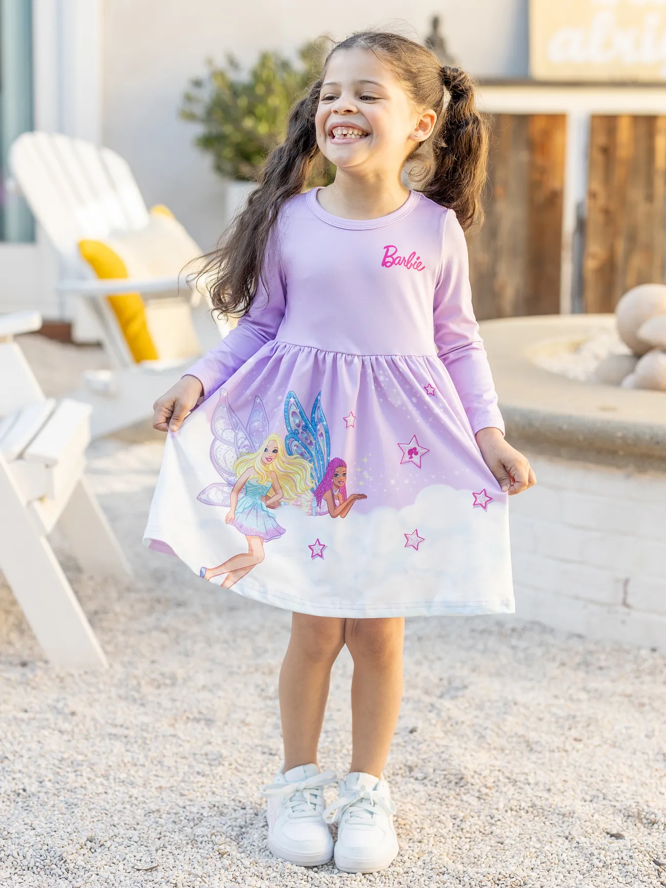 Barbie Toddler Girl 2-pack Logo Pattern Tie-dye Flutter-sleeve Dresses
Barbie Toddler Girl 2-pack Logo Pattern Tie-dye Flutter-sleeve Dresses