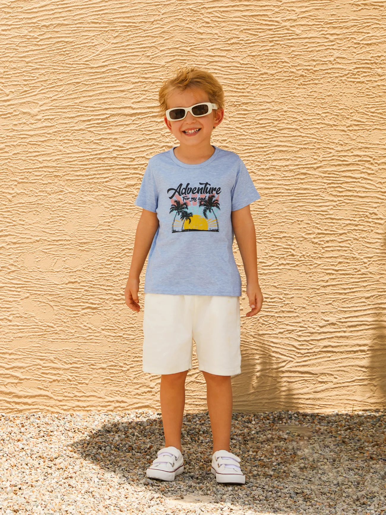 Family Matching Sets Coconut Tree and Sun Pattern Adventure Print Graphic Tee or Twist Knot Side Strap Dress
Family Matching Sets Coconut Tree and Sun Pattern Adventure Print Graphic Tee or Twist Knot Side Strap Dress