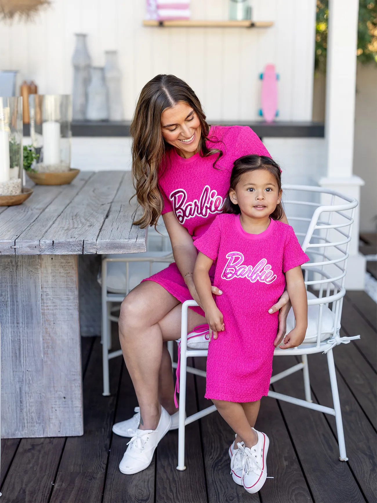 Barbie Mommy And Me 1pc Logo Embroidered Textured Short-sleeve Dress
Barbie Mommy And Me 1pc Logo Embroidered Textured Short-sleeve Dress