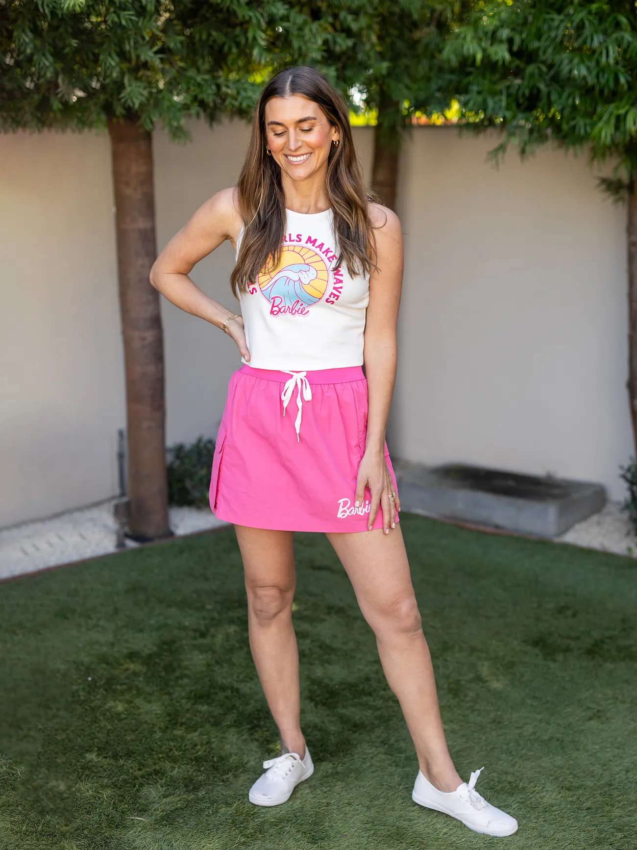 Barbie Mommy And Me 2pcs Cotton Sporty Letter Print Tank Top And Pocket Skirt Set
Barbie Mommy And Me 2pcs Cotton Sporty Letter Print Tank Top And Pocket Skirt Set