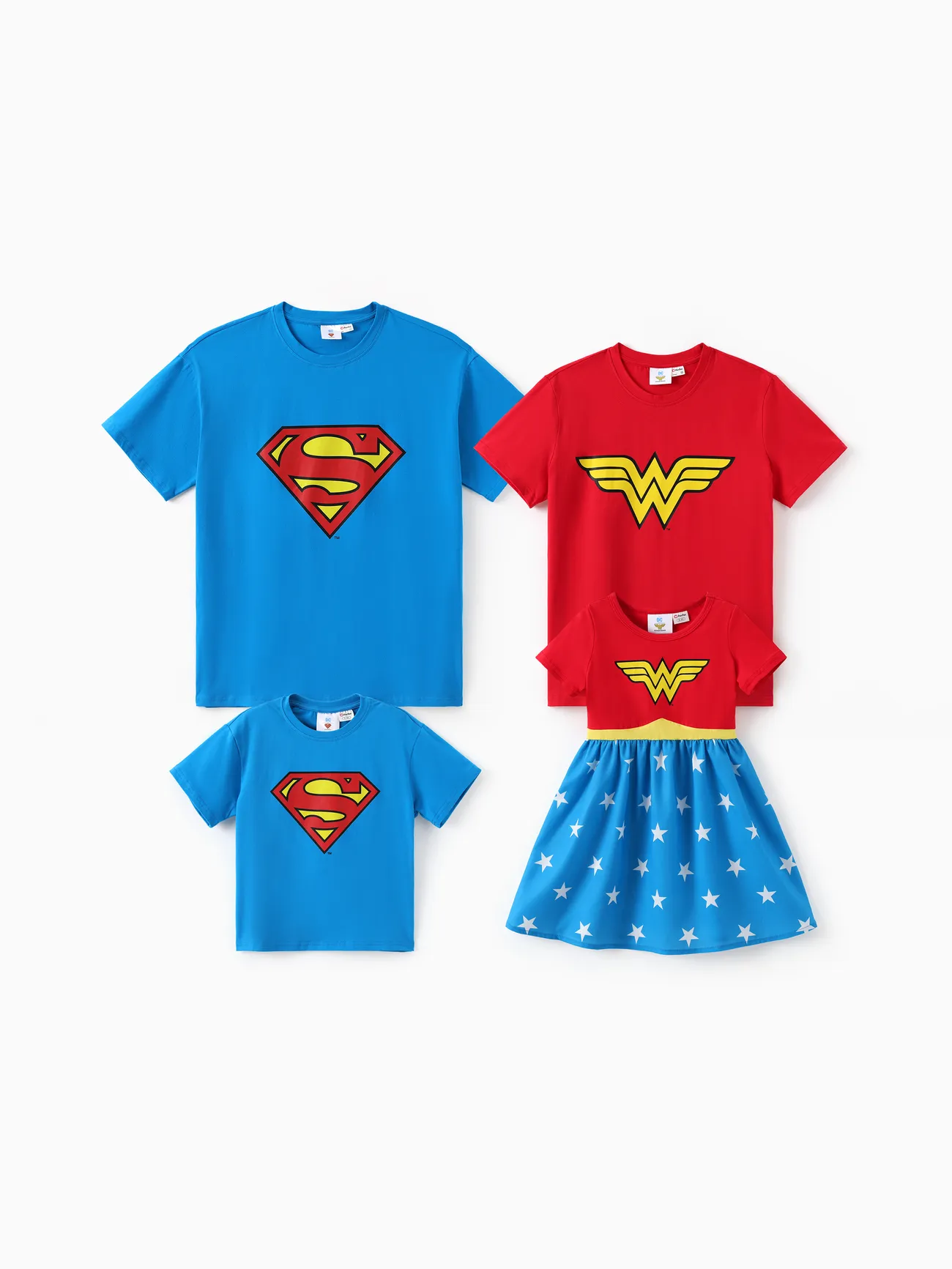 Justice League Family matching Cotton Superman Top/ Wander Woman Print Dress
Justice League Family matching Cotton Superman Top/ Wander Woman Print Dress