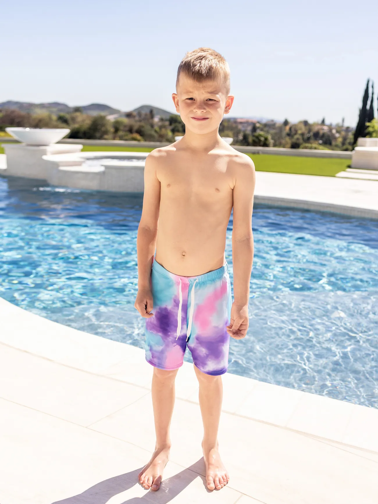 Family Tie-dyed Swimwear Set for Unisex, Tight Polyester Spandex Matching Outfits
Family Tie-dyed Swimwear Set for Unisex, Tight Polyester Spandex Matching Outfits