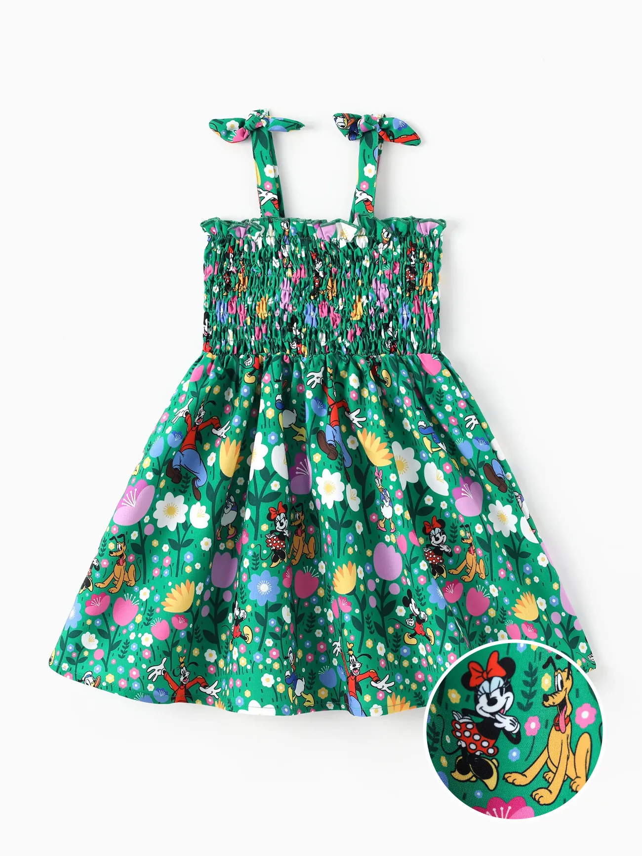Disney Mickey and Friends Toddler Girl 1pc Floral Allover Print Bowknot Smocked Sundress
Disney Mickey and Friends Toddler Girl 1pc Floral Allover Print Bowknot Smocked Sundress