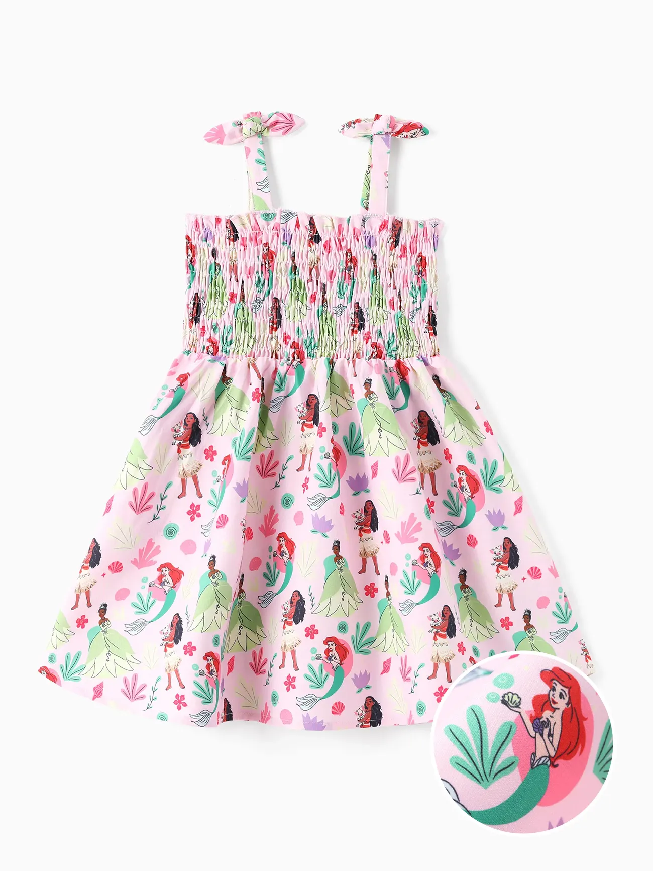 Disney Princess Toddler Girl Moana Ariel Tian Smocking Dress
Disney Princess Toddler Girl Moana Ariel Tian Smocking Dress