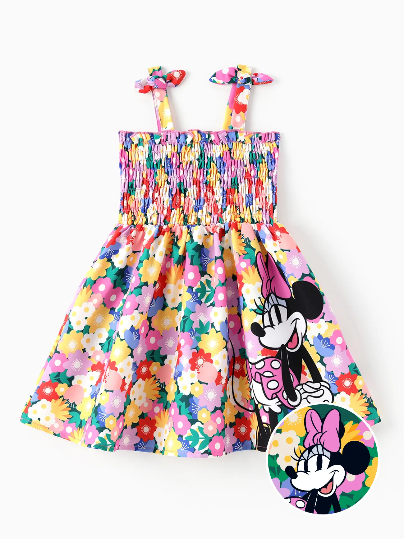 Disney Mickey and Friends Toddler Girl 1pc Floral Allover Print Bowknot Smocked Sundress
Disney Mickey and Friends Toddler Girl 1pc Floral Allover Print Bowknot Smocked Sundress