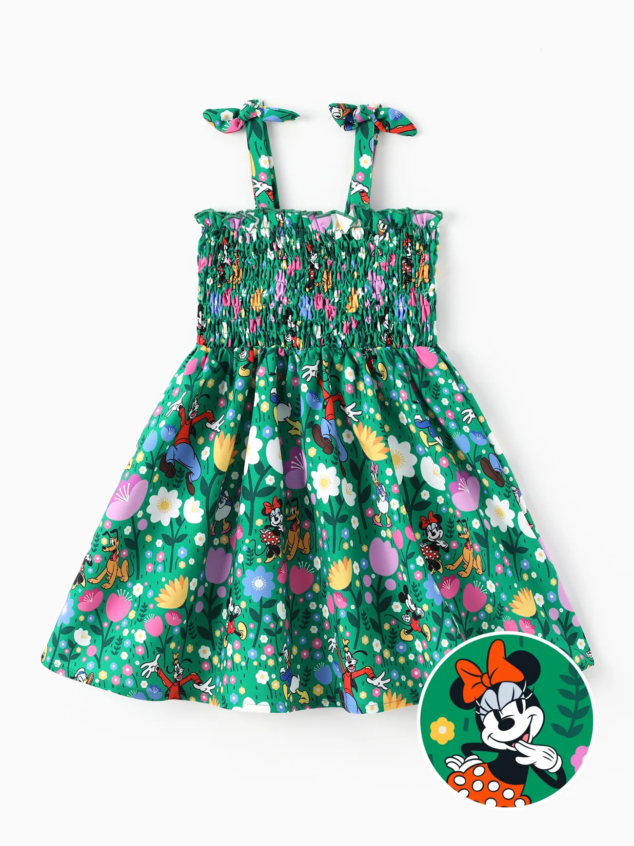 Disney Mickey and Friends Toddler Girl 1pc Floral Allover Print Bowknot Smocked Sundress
Disney Mickey and Friends Toddler Girl 1pc Floral Allover Print Bowknot Smocked Sundress