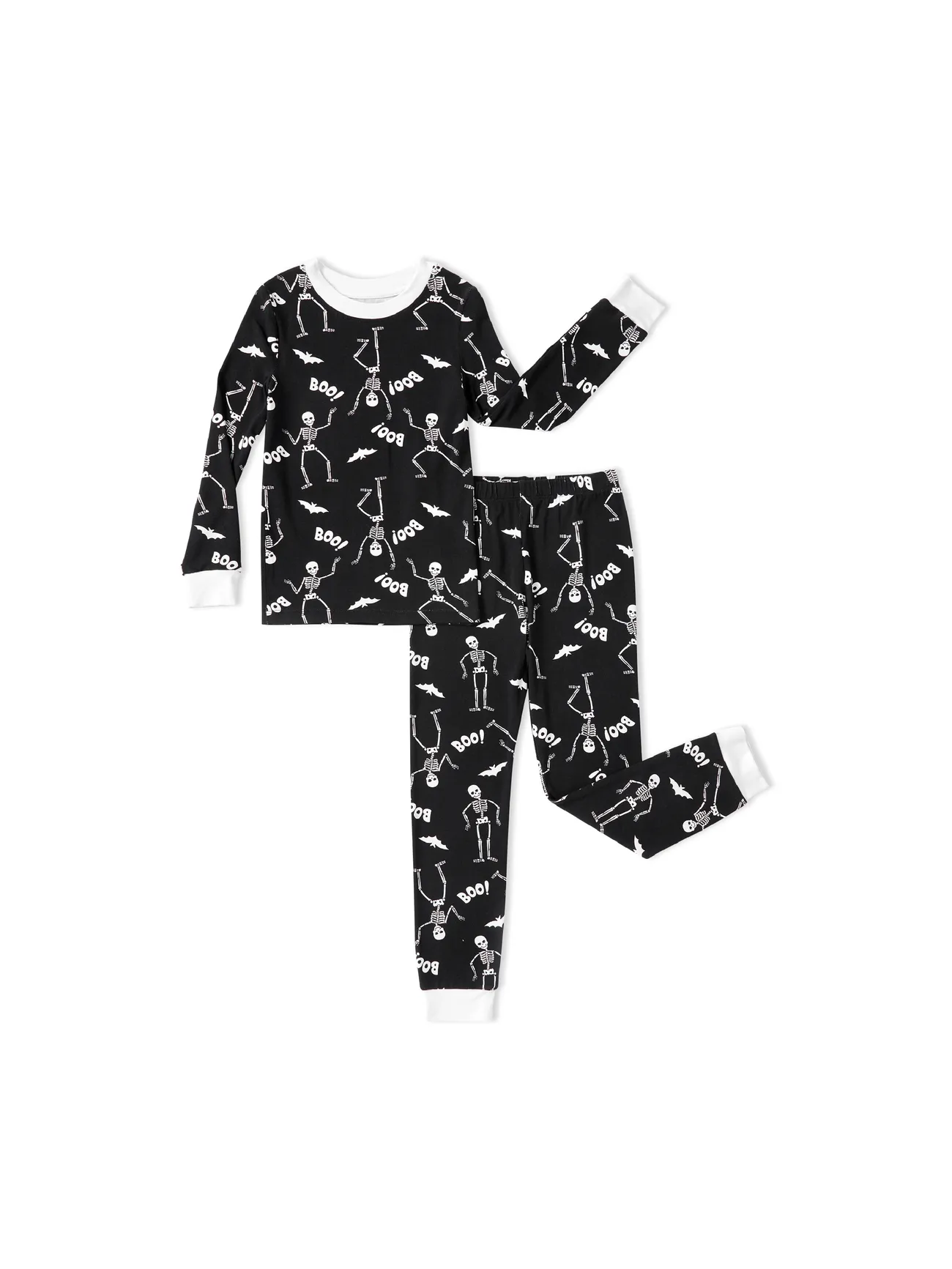 Christmas / Halloween Pajamas 2-piece Bamboo Pajamas Set With Playful Print for Toddler / Kids ( Snug-Fitting)
Christmas / Halloween Pajamas 2-piece Bamboo Pajamas Set With Playful Print for Toddler / Kids ( Snug-Fitting)