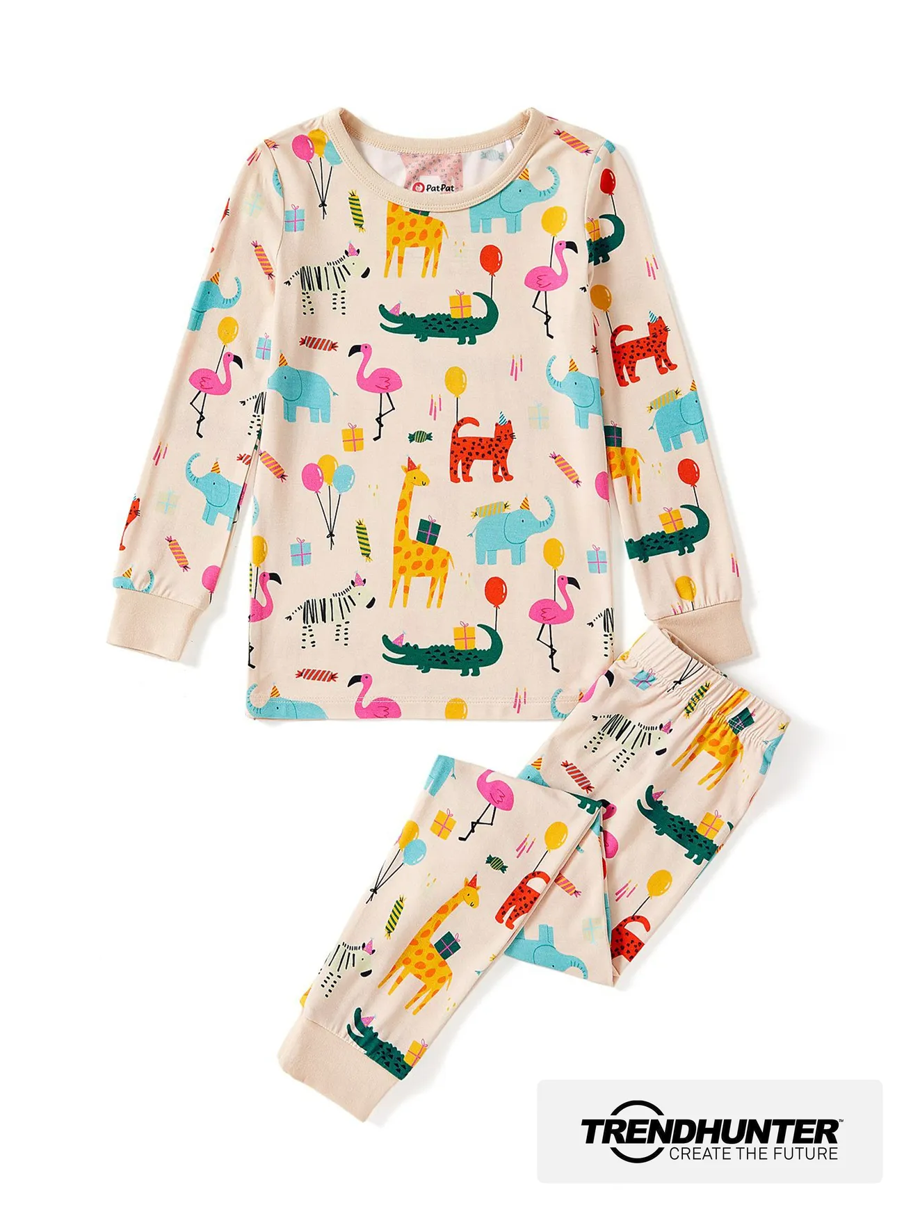 Bamboo Baby/Toddler 2-Piece Childlike Animal Print Snug-Fitting Pajamas Set
Bamboo Baby/Toddler 2-Piece Childlike Animal Print Snug-Fitting Pajamas Set