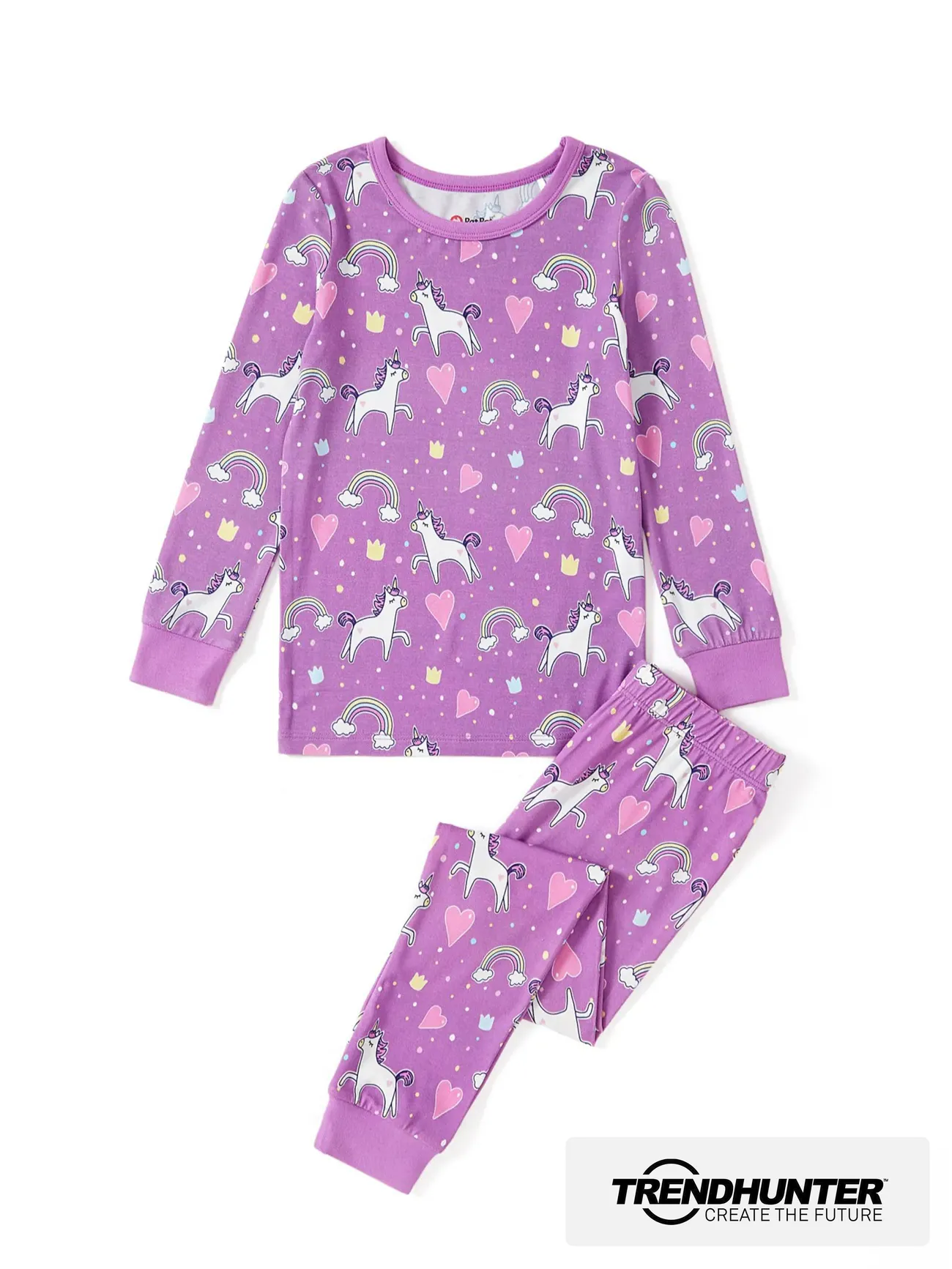 Bamboo Baby/Toddler 2-Piece Childlike Animal Print Snug-Fitting Pajamas Set