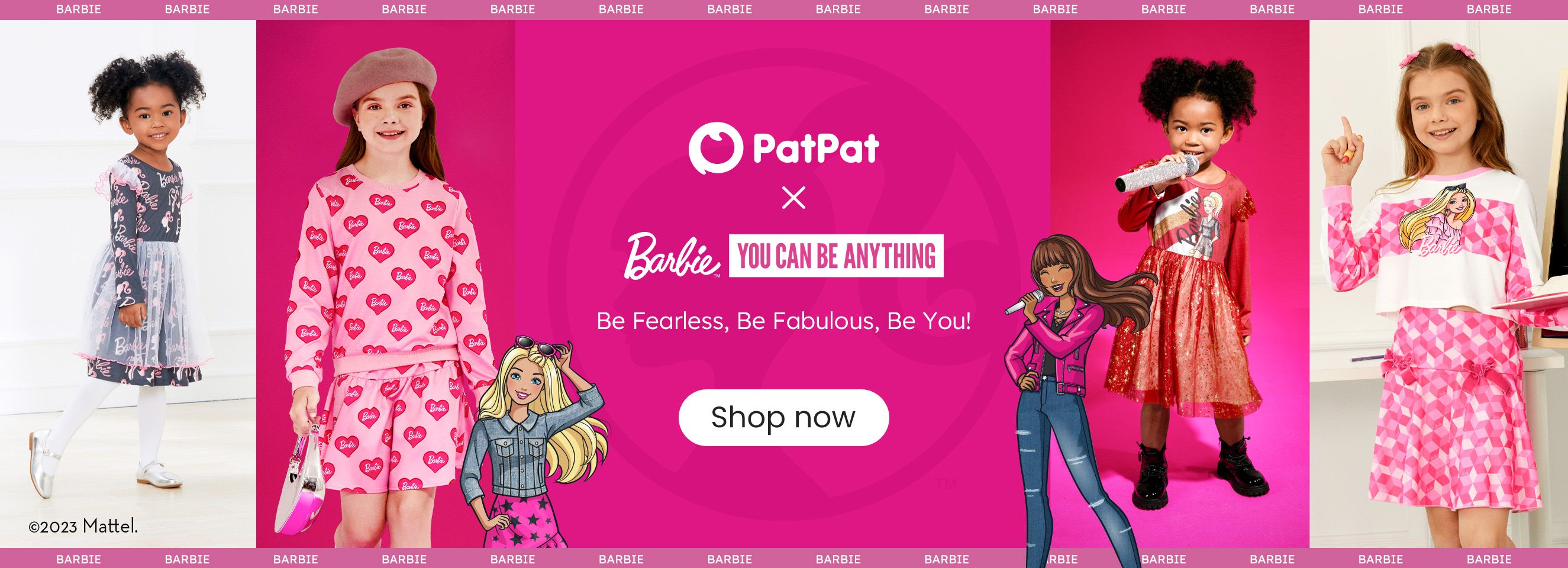 Patpat - kids barbie fashion collection