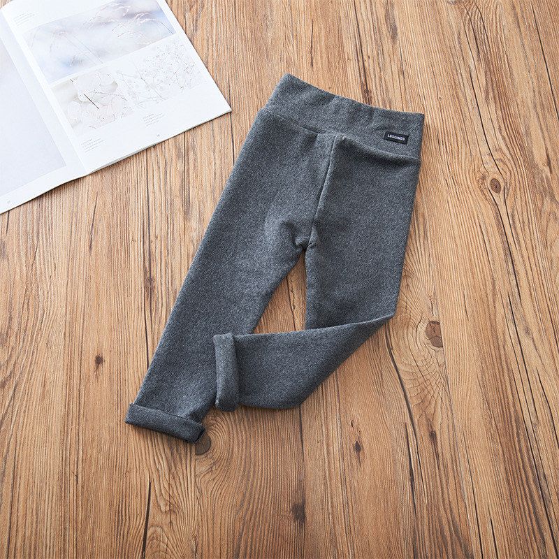 Bambino piccolo Ragazza Casual Leggings/Slim-fit/Bootcut Grigio Scuro big image 1