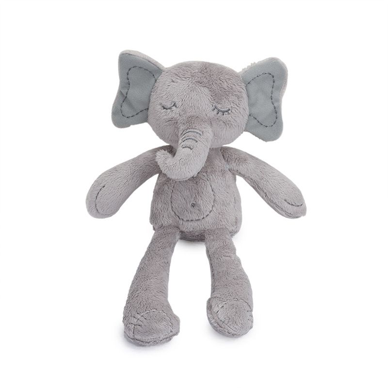 7.8''/15.6'' Soft Adorable Animal Elephant Baby Pillow Infant Sleeping Stuff Toys Baby 's Playmate Toddler Gift Grey big image 4