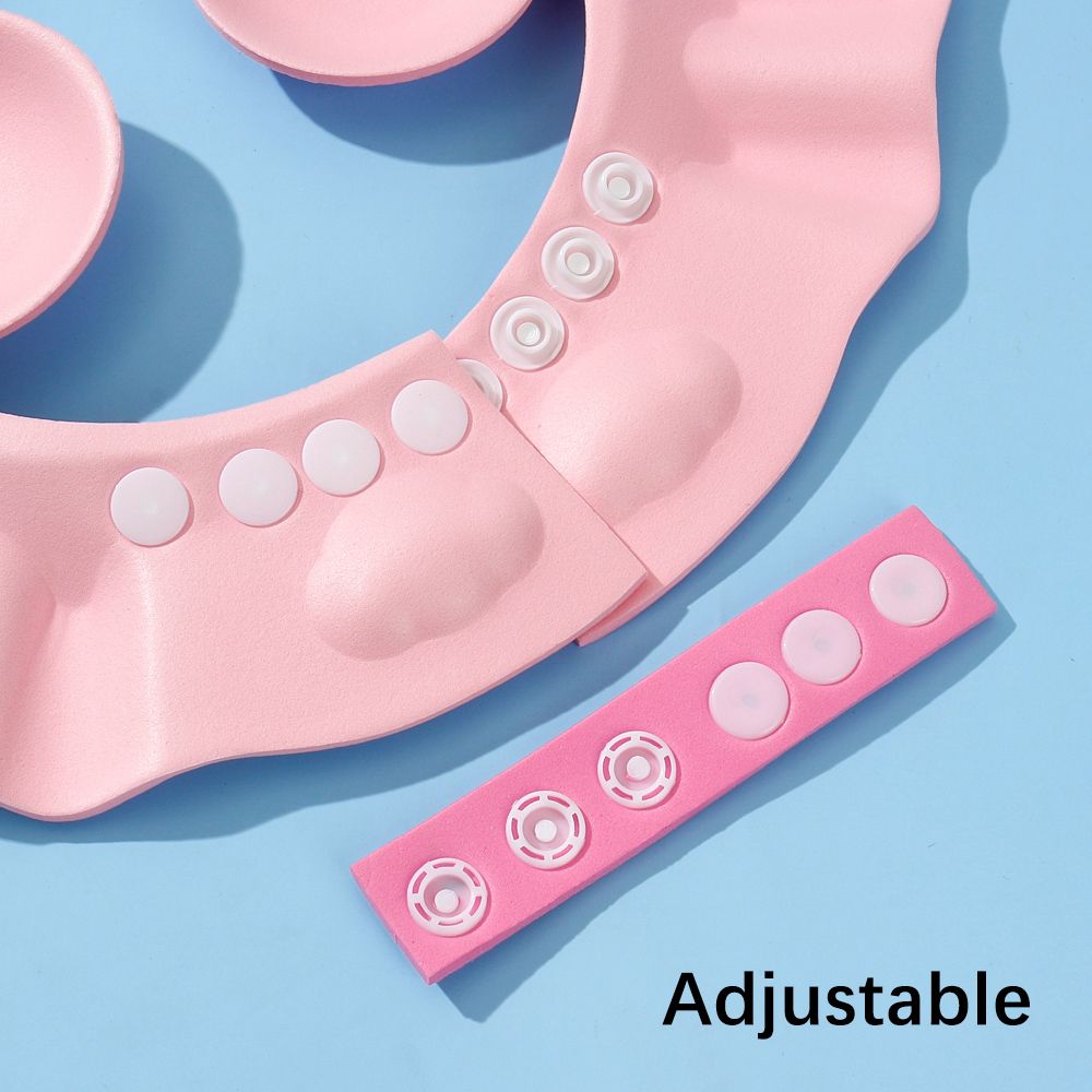 Baby Shower Caps Shampoo Cap Wash Hair Kids Bath Visor Hats Adjustable