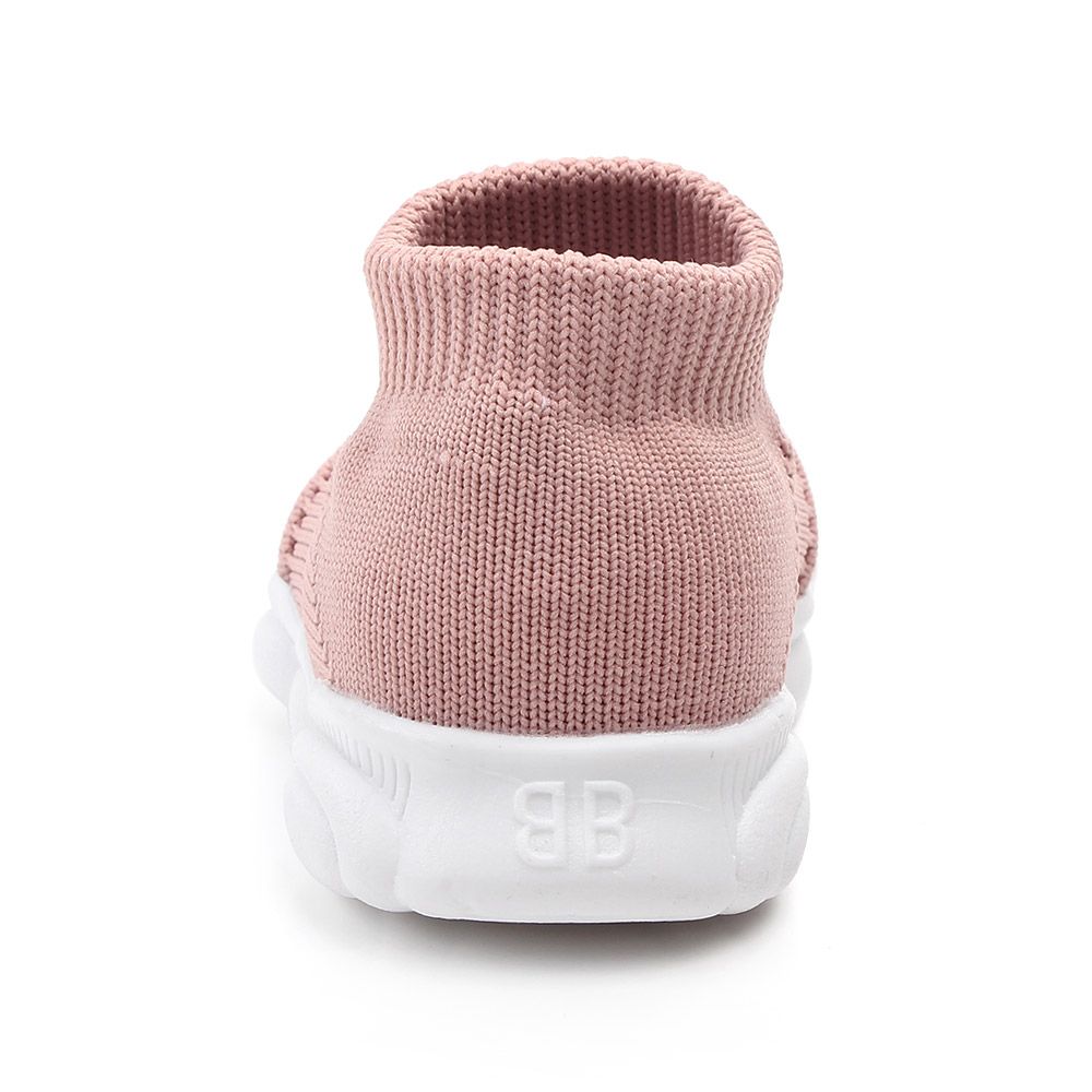嬰兒 中性 運動 純色 學步鞋 粉色 big image 4