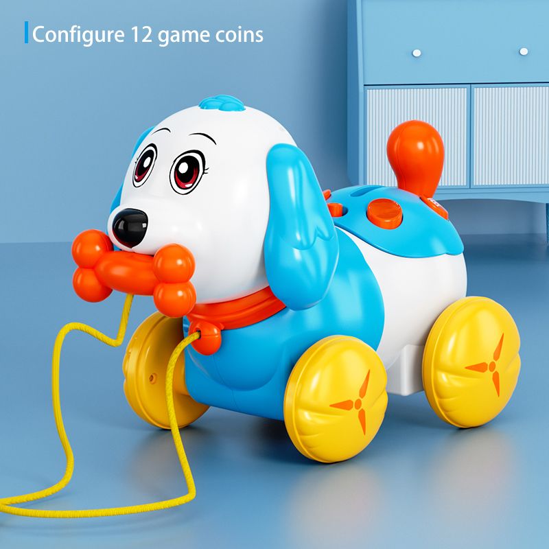 Electronic Puppy Pet Toys Kids STEM Toys Interactive Electronic Dog Toys Educational Toys with Light and Music Color-A big image 3