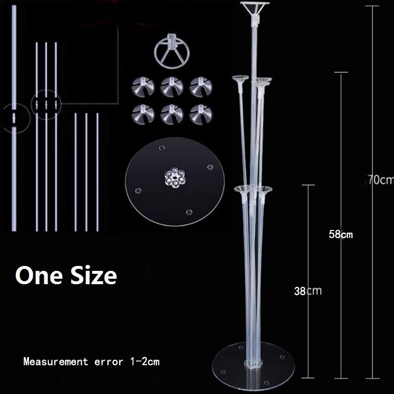 Birthday Party and Wedding Decoration Splicing Transparent Table Floating Support Balloon Display Stand Balloon Pole White big image 6