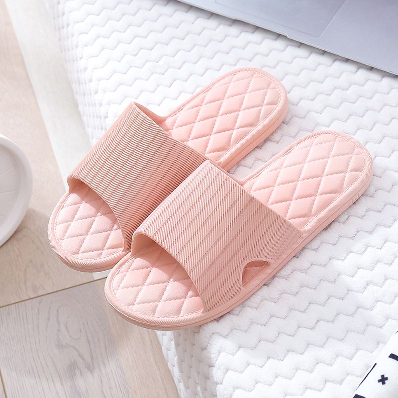 Summer Casual Slippers Couple Non-slip Slides Bathroom Slippers Pool Shoes Soft Sole Women Home Floor Slides Only PatPat US Mobile