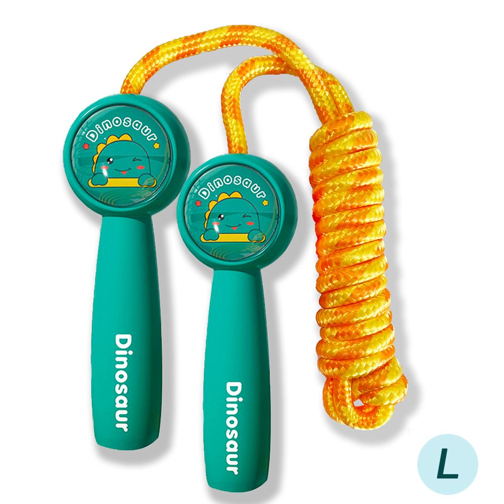 Kid Cartoon Cordless Jump Rope or Adjustable Rope Jump Rope for Workout Training Indoor Outdoor Sports Green big image 3