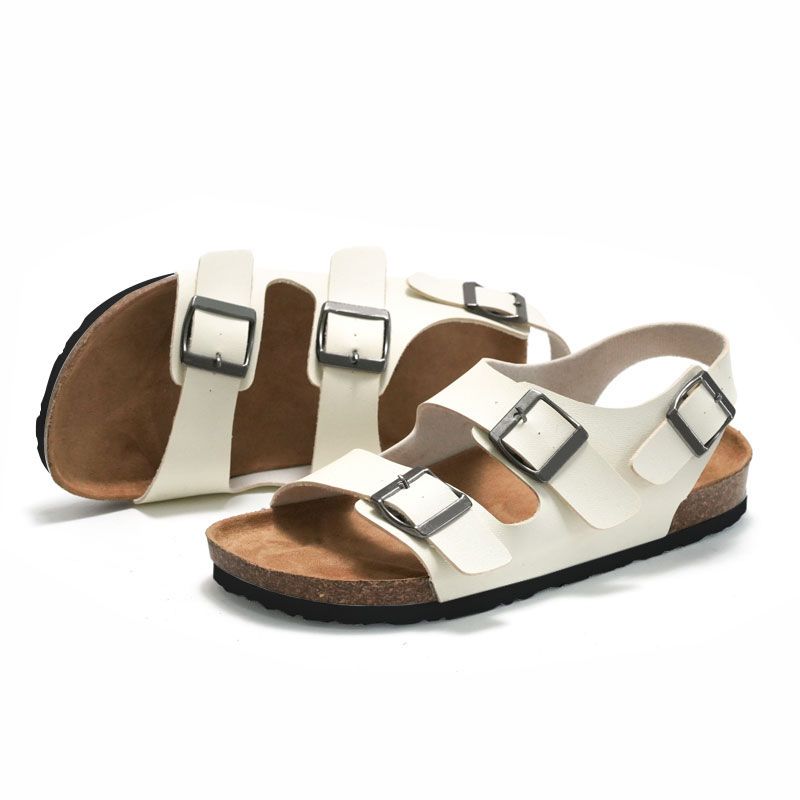Familie Unisex Lässig Unifarben Familienschuhe Cremeweiß big image 6