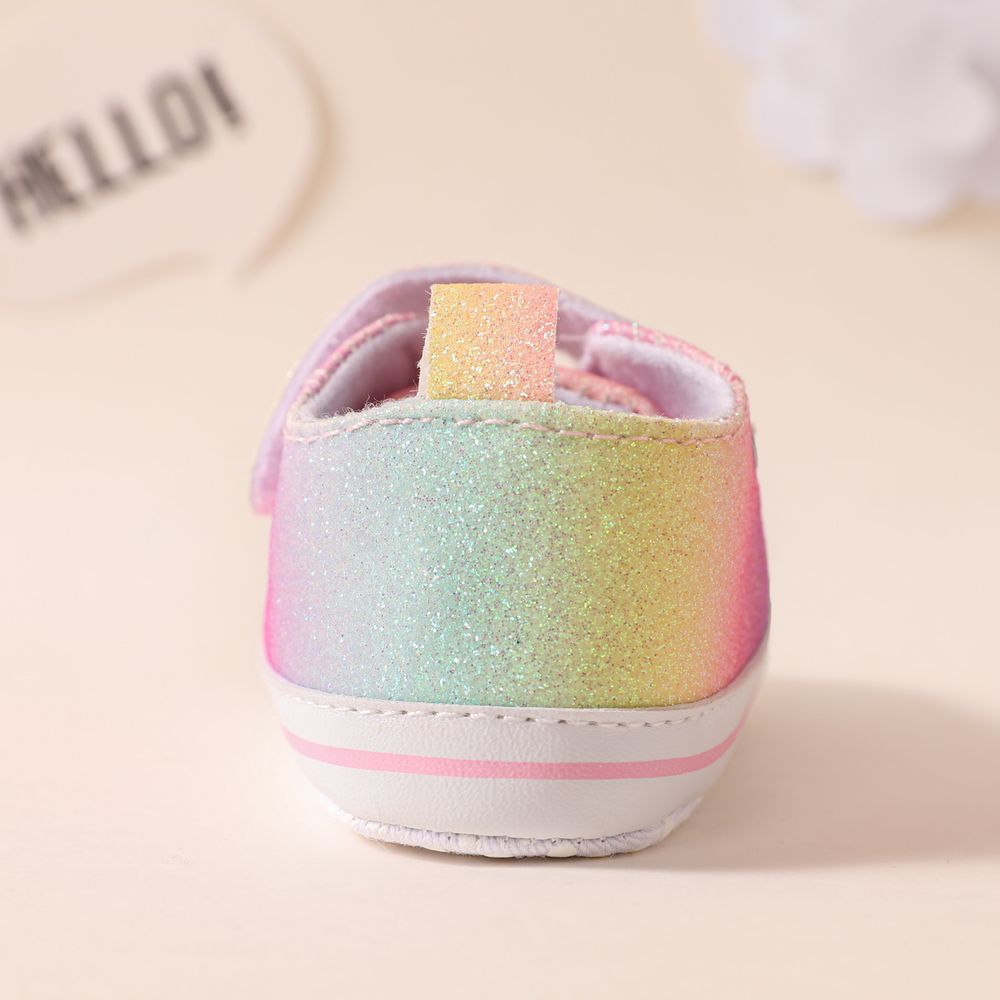 Baby / Toddler Colorful Glitter Prewalker Shoes Pink big image 4