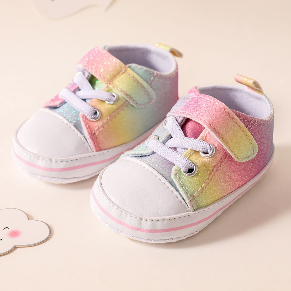 Baby / Toddler Colorful Glitter Prewalker Shoes Pink big image 1