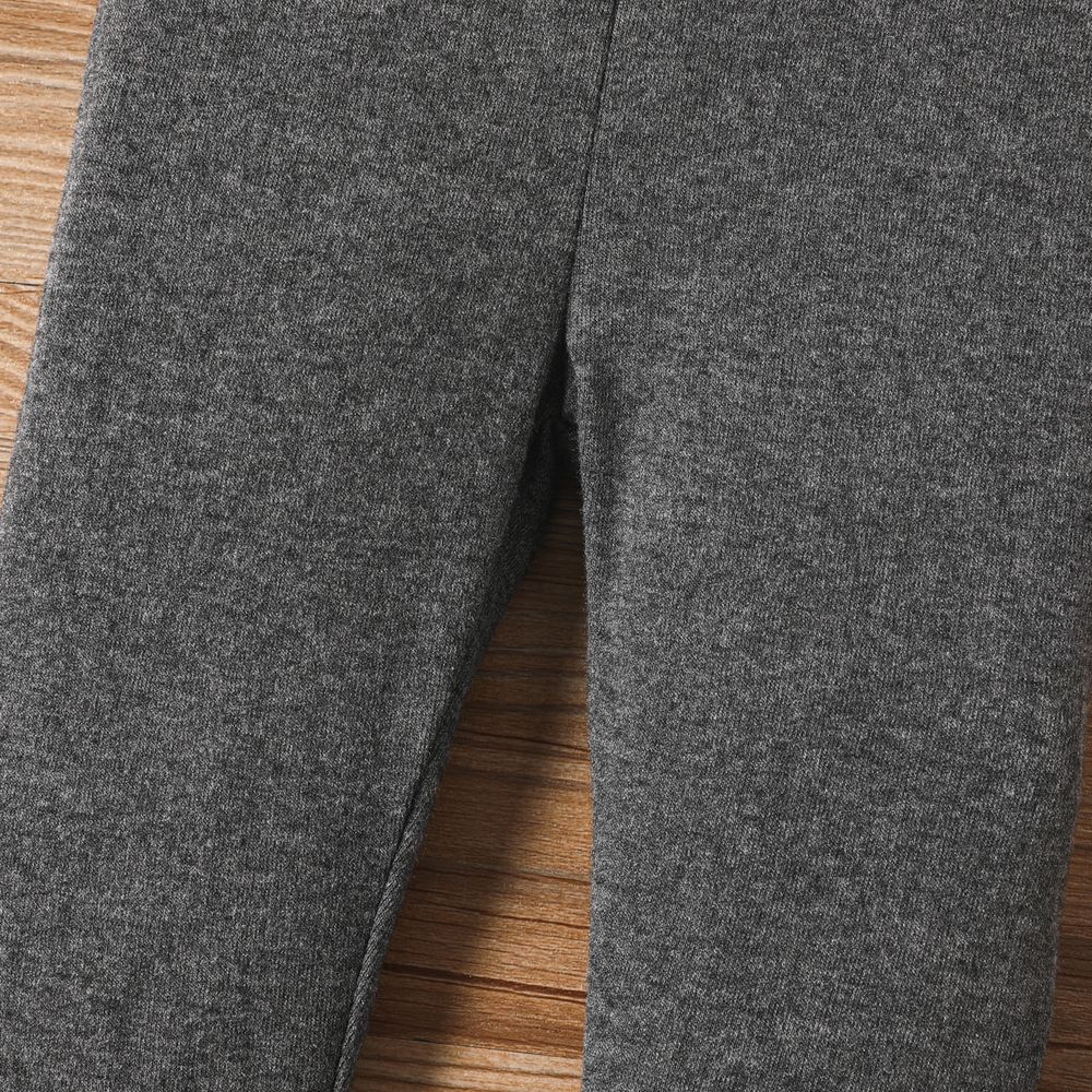 Bambino piccolo Ragazza Casual Leggings/Slim-fit/Bootcut Grigio Scuro big image 6