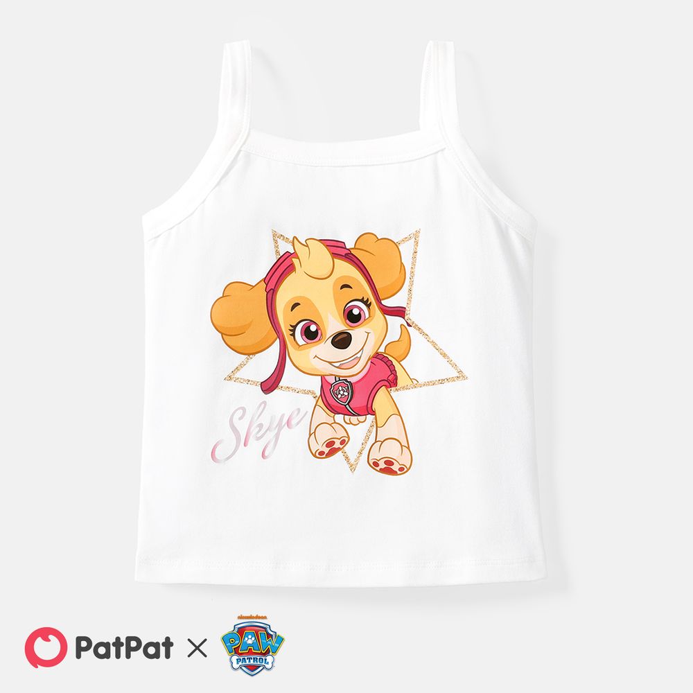 PAW Patrol Toddler Girl Sweet Cotton Camisole or Naia™ Shorts White big image 1
