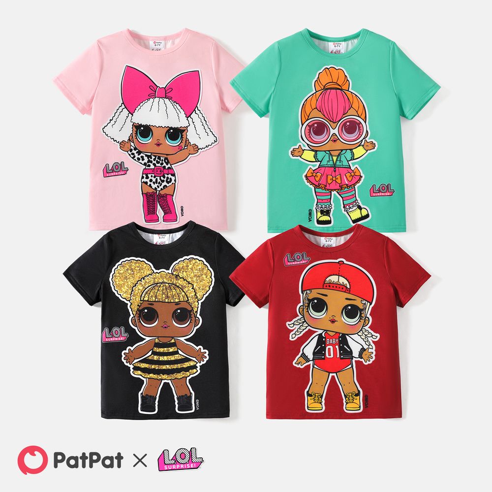 L.O.L. SURPRISE! Kid Girl Graphic Print Short-sleeve Tee Black big image 2