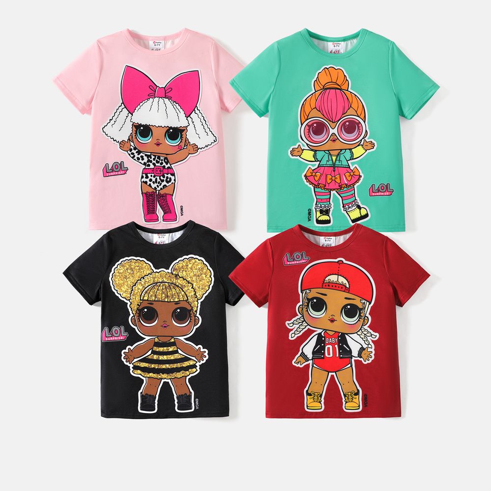 L.O.L. SURPRISE! Kid Girl Graphic Print Short-sleeve Tee Black big image 3