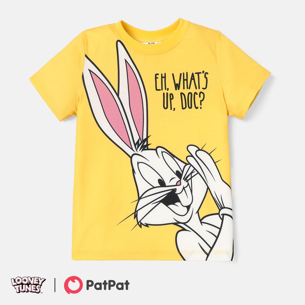 Looney Tunes Kid Girl/Boy Naia Character Print Short-sleeve Tee Yellow big image 1