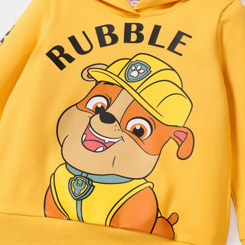 PAW Patrol Toddler Girl/Boy Character Print Cotton Hoodie Sweatshirt Yellow big image 3