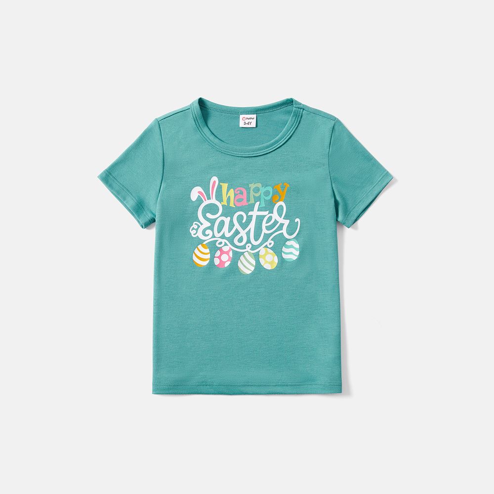 Easter Family Matching Short-sleeve Graphic Tee ColorBlock big image 6