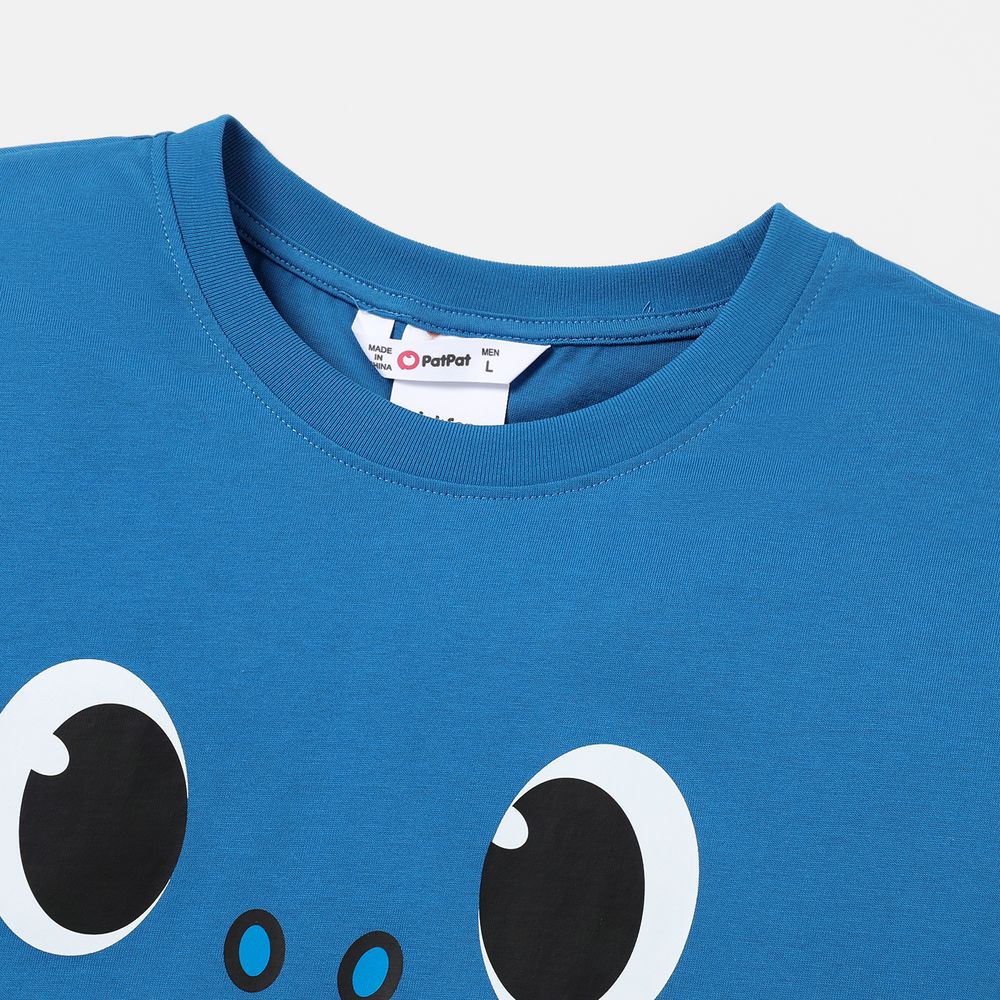 Baby Shark Family Matching 100% Cotton Short-sleeve Shark Print Tee Colorful big image 6