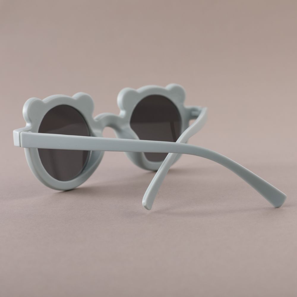Toddler / Kid Cartoon Ear Decor Glasses Bluish Grey big image 3