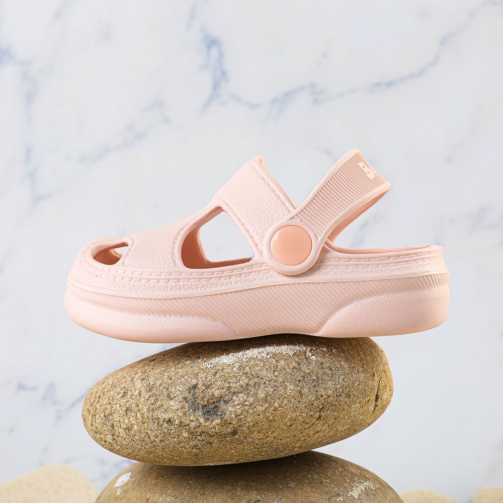 Toddler / Kid Hollow Out Vented Clogs Light Pink big image 4