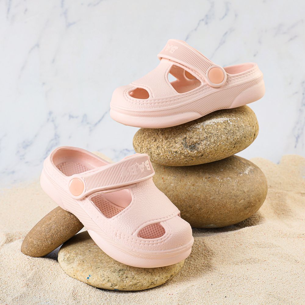 Toddler / Kid Hollow Out Vented Clogs Light Pink big image 7