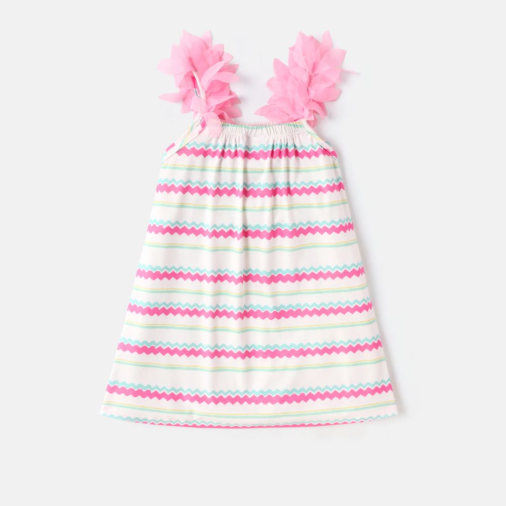L.O.L. SURPRISE! Toddler/Kid Girl Striped Slip Dress COLOREDSTRIPES big image 2
